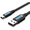 Vention Mini USB (M) to USB 2.0 (M) Cable 3m Black PVC Type