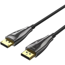 Vention Optical DP 1.4 (Display Port) Cable 8K 5M Black Zinc Alloy Type kábel és adapter