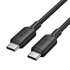 Vention szövet usb-c - usb-c,(3a, fekete), 2m, kábel kábel és adapter