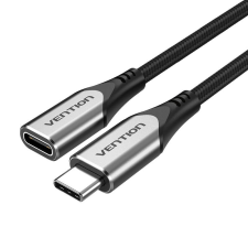 Vention TABHF USB Type-C apa - USB Type-C anya 3.1 Hosszabbító kábel - Fekete (1m) kábel és adapter