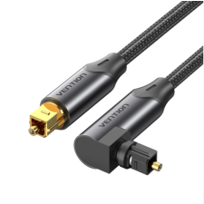  Vention Toslink optikai, (audio,90 fokos, alu,fekete), 3m, kábel kábel és adapter