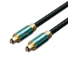 Vention Toslink optikai audio,réz, szövet 1,5m kábel (zöld) (BKBGG) kábel és adapter