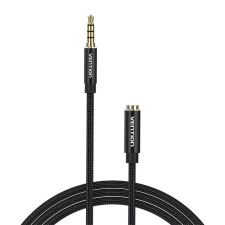 Vention TRRS 3.5mm Male to 3.5mm Female Audio Extender 5m Vention BHCBJ Black kábel és adapter
