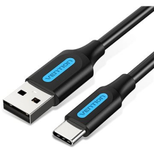 Vention Type-C (USB-C)  USB 2.0 Charge & Data Cable 1m fekete kábel és adapter