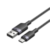 Vention USB 2.0 A Male to C Male 3A Aluminum Alloy Type cable 2m Black