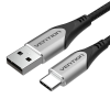 Vention USB 2.0 A - USB-C kábel 3A 1m szürke (CODHF) (CODHF)