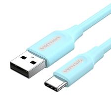 Vention USB 2.0 A - USB-C kábel 3A 2m világos kék (COKSH) kábel és adapter