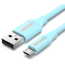 Vention USB 2.0 to Micro USB 2A Cable 2m Light Blue kábel és adapter