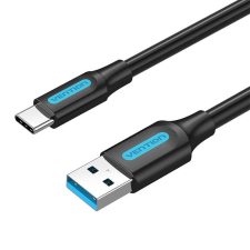 Vention USB 3.0 A - USB-C kábel 2m fekete (COZBH) kábel és adapter