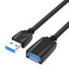 Vention USB 3.0,hosszabbító 0,5m, kábel (fekete) (VAS-A45-B050)