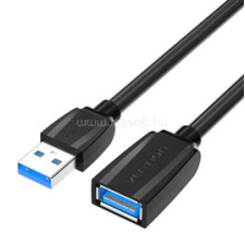 Vention USB 3.0,hosszabbító 0,5m, kábel (fekete) (VAS-A45-B050) kábel és adapter