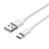 Vention usb-a 2.0/m - usb-c/m, 1m,(3a,fehér), kábel