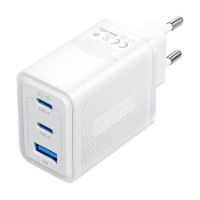 Vention USB-A + 2xUSB-C hálózati töltő 65W fehér (FERW0-EU) (FERW0-EU) mobiltelefon kellék