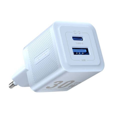 Vention USB-A + USB-C hálózati töltő 30W kék (FEQL0-EU) (FEQL0-EU) mobiltelefon kellék