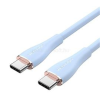 Vention USB-C 2.0/M -> 2*USB-C/M 5A,szilikon 1,5m kábel (kék) (CTMSG)