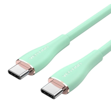 Vention usb-c 2.0/m - usb-c 2.0/m, (5a,szilikon,zöld), 1,5m, kábel kábel és adapter