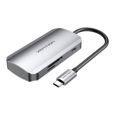 Vention USB-C -  3xUSB 3.0 dokkoló állomás 0,15m szürke (TNHHB) (TNHHB) laptop kellék