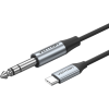 Vention USB-C Male to 6.35MM Male with DAC Audio Cable 1M, Gray (BIJHF)