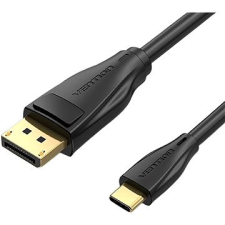 Vention USB-C to DP 1.2 (Display Port) Cable 1.5M Black kábel és adapter