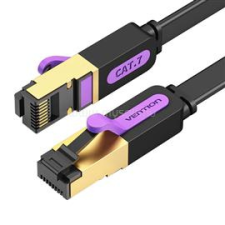 Vention UTP Patch Cat.7 lapos 1m kábel (fekete) (ICABF) kábel és adapter