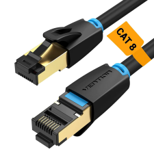 Vention utp patch (cat.8, sftp, fekete), 2m, kábel kábel és adapter