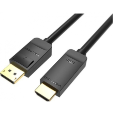 Vention Vention Displayport 4K -> HDMI, (fekete), 1,5m, kábel kábel és adapter