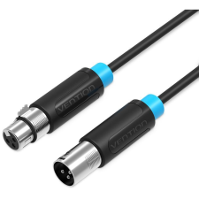 Vention XLR Audio Extension Cable 10m Black (BBFBL) kábel és adapter