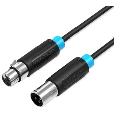 Vention XLR Audio Extension Cable 5m - fekete kábel és adapter