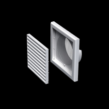 VENTS ROVARHÁLÓS MŰANYAG CSŐCSATLAKOZÓS SZELLŐZŐRÁCS 154X154MM építőanyag