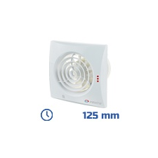 VENTS Ventilátor, Quiet extra halk IP45, időkapcsolós (125 mm) villanyszerelés