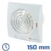 VENTS Ventilátor, Quiet extra halk IP45, időkapcsolós (150 mm)