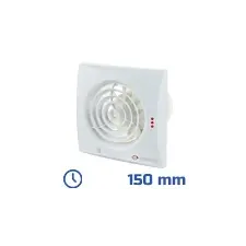 VENTS Ventilátor, Quiet extra halk IP45, időkapcsolós (150 mm) villanyszerelés
