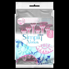Venus Gillette Simply Venus 3 Eldobható Női Borotva, 12 db eldobható borotva