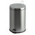 VEPA BINS Pedálos szemetes, fém, 30 l, VEPA BINS, króm