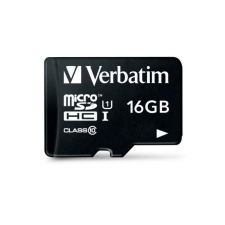 Verbatim 16GB Class10 microSDHC memóriakártya + adapter memóriakártya