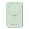Verbatim 32226 Charge n Go Essentials 5000mAh vezeték nélküli mágneses powerbank (zöld) (VERBATIM_32226)