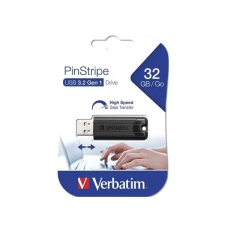 Verbatim 32 GB Pendrive 3.2  PinStripe (fekete) (UV32GPF3) pendrive