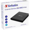 Verbatim 53504 External Slimline CD/DVD Writer fekete
