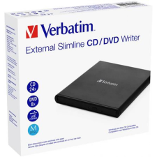 Verbatim 53504 External Slimline CD/DVD Writer fekete cd és dvd meghajtó