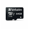 Verbatim 64GB microSDXC Class10 + adapterrel (44084)