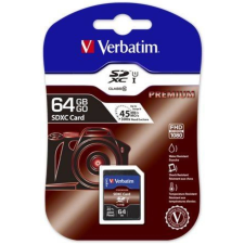 Verbatim 64GB SDXC UHS-I Premium memóriakártya Verbatim (44024) memóriakártya