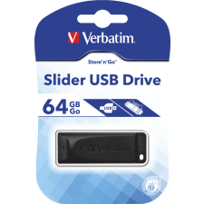 Verbatim 64GB Slider Black (98698) pendrive