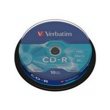 Verbatim 80' 52x CD lemez 10db/henger írható és újraírható média