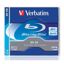 Verbatim BD-RE BluRay lemez, újraírható, 25GB, 1-2x, 1 db, normál tok, VERBATIM írható és újraírható média