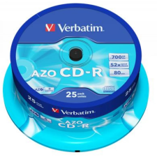 Verbatim CD-R 52x AZO 25db hengeres írható és újraírható média