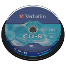 Verbatim CD-R 700 MB 52x Hengeres (10 db) írható és újraírható média