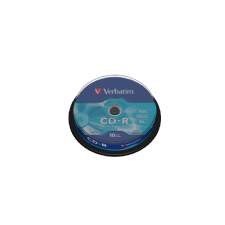 Verbatim Cd-R lemez 700 MB 52x, 10db hengeren, DataLife írható és újraírható média