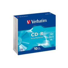 Verbatim CD-R Verbatim 700MB 52x (DataLife) 10db slim EXTRA 43415 írható és újraírható média