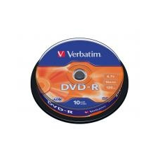 Verbatim DVD-R lemez, AZO, 4,7GB, 16x, hengeren, VERBATIM [10 db] egyéb film