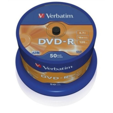 Verbatim DVD-R Verbatim 4,7GB 16x 50db/henger 43548 írható és újraírható média